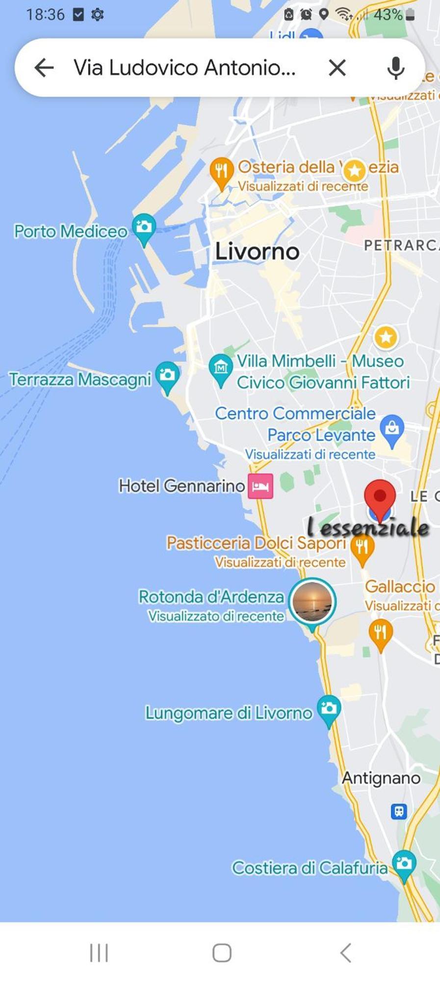 L' Essenziale Appartement Livorno Buitenkant foto
